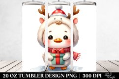 Expressive Baby Swan with Christmas Lights, Transparent 20 Product Image 2
