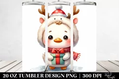 Expressive Baby Swan with Christmas Lights, Transparent 20 Product Image 2
