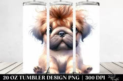 Expressive Baby Mastiff | 20 oz Tumbler Product Image 2