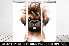 Expressive Baby Mastiff | 20 oz Tumbler Product Image 2