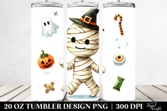 Mummy Clipart, High-Res 20 Oz Tumbler Product Image 2