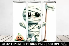 Mummy Clipart, High-Res 20 Oz Tumbler Product Image 2