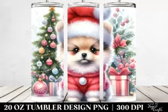 Adorable Baby Pomeranian for Winter, Transparent 20 Oz Product Image 2