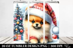 Winter Baby Pomeranian 20 Oz Tumbler Product Image 2