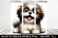 Funny Shih Tzu Sitting | 20 Oz Tumbler Product Image 2