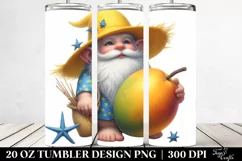 Beachwear Gnome with Mango 20 Oz Tumbler Product Image 2