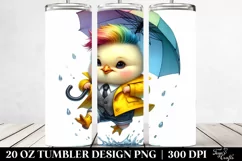 Cute Baby Chicken | 20 oz Tumbler Product Image 2