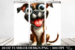 Funny Enthusiastic Boxer | 20 Oz Tumbler Product Image 2