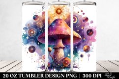 Magical Celestial Mushroom 20 Oz Tumbler Product Image 2