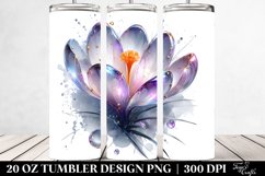 shiny crocus made of glass with metallic insertions | 20 oz Product Image 2
