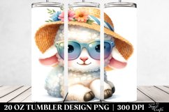 Colorful Cute Baby Lamb | 20 Oz Tumbler Product Image 2