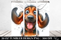 Crazy Looking Bloodhound | 20 Oz Tumbler Product Image 2