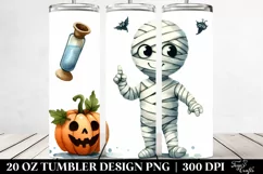 Simple Mummy Clipart, High-Res 20 Oz Tumbler Product Image 2