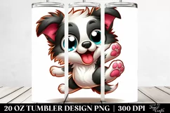 Dancing Baby Border Collie 20 Oz Tumbler Product Image 2