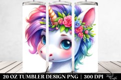 Vibrant Baby Unicorn Tumbler Product Image 2