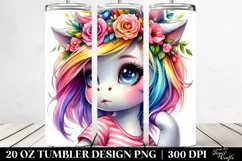 Vibrant Baby Unicorn Tumbler Product Image 2