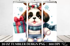 Saint Bernard Dressed for Winter 20 Oz Tumbler Product Image 2