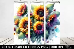 Vibrant Sunflowers | 20 oz Tumbler Product Image 2