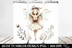 Simple Boho Excited Fairy | 20 oz Tumbler Product Image 2
