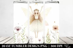 Simple Boho Excited Fairy | 20 oz Tumbler Product Image 2