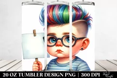 Contempt Baby with Blank Sign, Transparent 20 Oz Tumbler Product Image 2