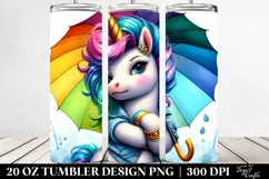Baby Unicorn Model | 20 oz Tumbler Product Image 2