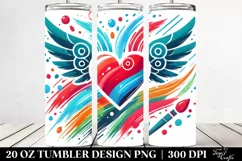 Valentines 20 Oz Tumbler Png Product Image 2