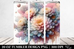 y Chrysanthemum, Transparent 20 Oz Tumbler Product Image 2