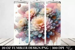 y Chrysanthemum, Transparent 20 Oz Tumbler Product Image 2