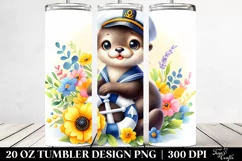 Colorful Baby Otter | 20 Oz Tumbler Product Image 2