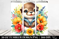 Colorful Baby Otter | 20 Oz Tumbler Product Image 2