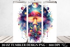 Magical Celestial Mushroom 20 Oz Tumbler Product Image 2