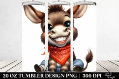 Funny Baby Donkey 20 Oz Tumbler Product Image 2