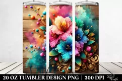 Colorful Rhododendron | 20 oz Tumbler Product Image 2