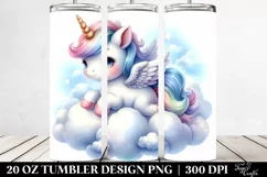 baby unicorn cloud | 20 Oz Tumbler Product Image 2