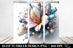Shiny Freesia Tumbler | 20 oz Tumbler Product Image 2