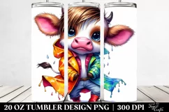 Cute Cow Dancing | 20 oz Tumbler Product Image 2