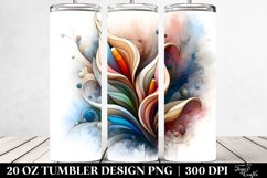 y Calla Lily, Transparent 20 Oz Tumbler Product Image 2