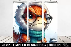 Angry Dinosaur with es 20 Oz Tumbler Product Image 2