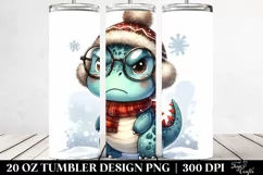 Angry Dinosaur with es 20 Oz Tumbler Product Image 2