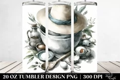 Simple Washed Watercolor Hat | 20 oz Tumbler Product Image 2