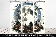 Simple Halloween Tumbler | 20 oz Tumbler Product Image 2