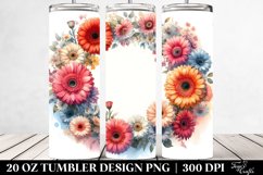Vibrant Gerbera Horizontal Frame | 20 oz Tumbler Product Image 2