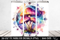 Magical Celestial Mushroom 20 Oz Tumbler Product Image 2