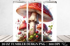 Detailed Mushroom Tumbler Product Image 2