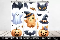 Simple Bat Clipart, High-Res 20 Oz Tumbler Product Image 2
