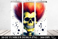 Retro Halloween Image with Skull Bart Simpson | 20 oz Product Image 2