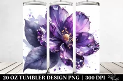 20 Oz Tumbler Sublimation | -Like Violet Metallic Insertions Product Image 2