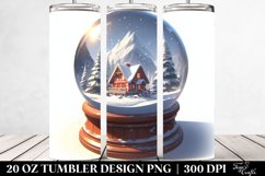 Whimsical Snow Globe Clipart Product Image 2