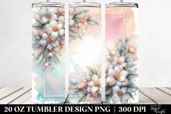 Abstract Pastel Shiny Jasmine | 20 oz Tumbler Product Image 2
